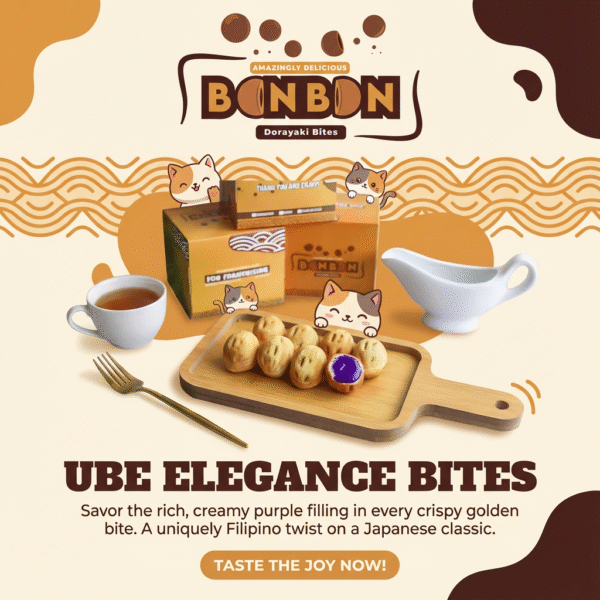 BonBon Walnut shape Bites – Ube Elegance 🍠✨