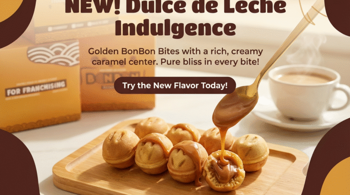 🍯 BonBites Dulce de Leche: Soft Japanese Bites with Creamy Caramel Filling