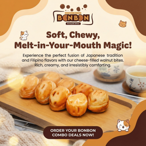 BonBon Walnut-Shaped Bites – Cheese Flavor | Soft & Chewy Dorayaki Bites Snack